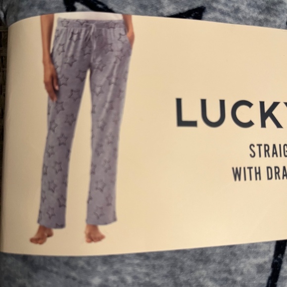 LUCKY BRAND STRAIGHT LEG LOUNGE PANT WITH DRAWSTRINGS AND POCKETS PACK BRAND NEW - Picture 4 of 10